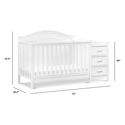 DaVinci Charlie 4in1 Convertible Crib and Changer with Storage & Reviews Wayfair